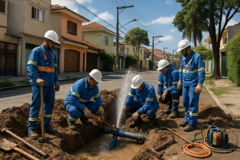 Zona leste lidera ranking de chamados para reparo de vazamentos em SP Zona leste lidera ranking de chamados para reparo de vazamentos em SP